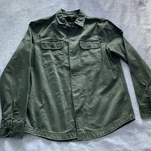 Military green jacket